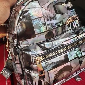 *Free gift*Beautiful Michelle Obama Vegan backpack